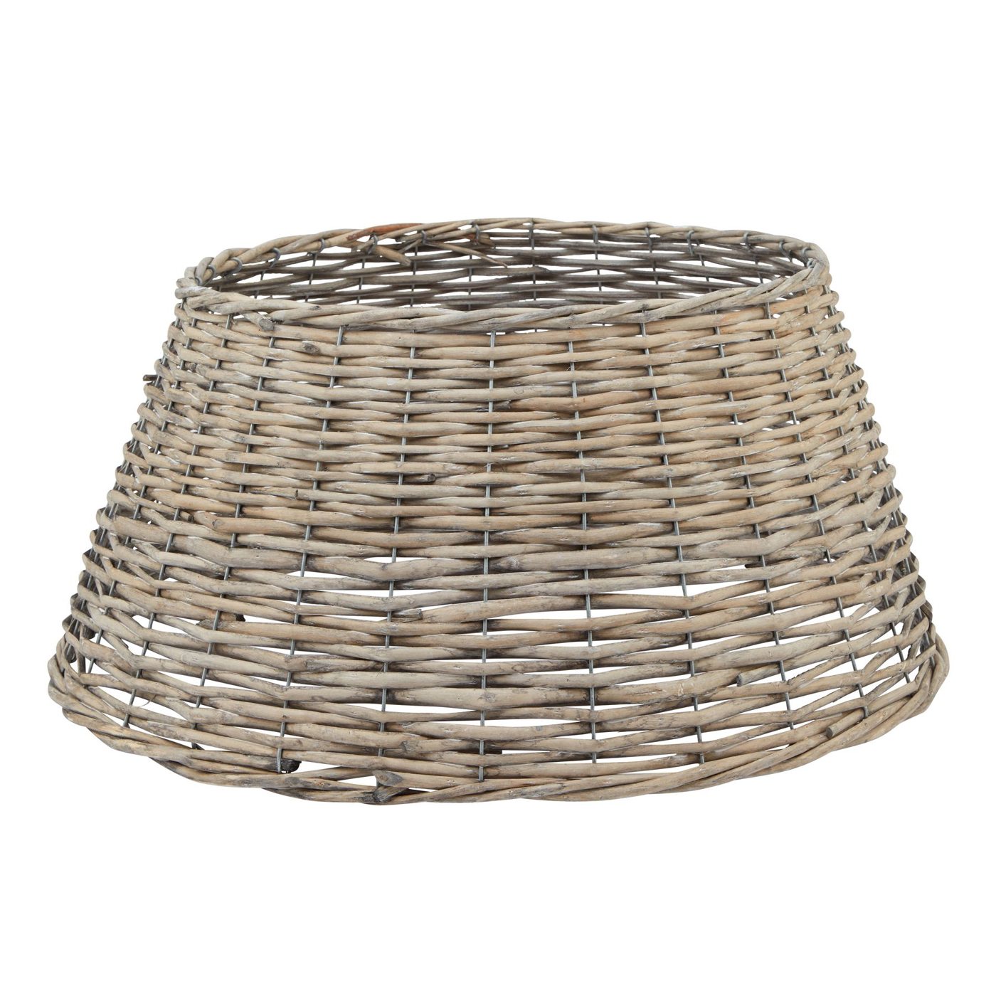 Natural Wicker Tree Skirt — Natural brown · Wicker